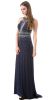 Main image of High Neck Sparkling Rhinestones Long Prom Pageant Dress